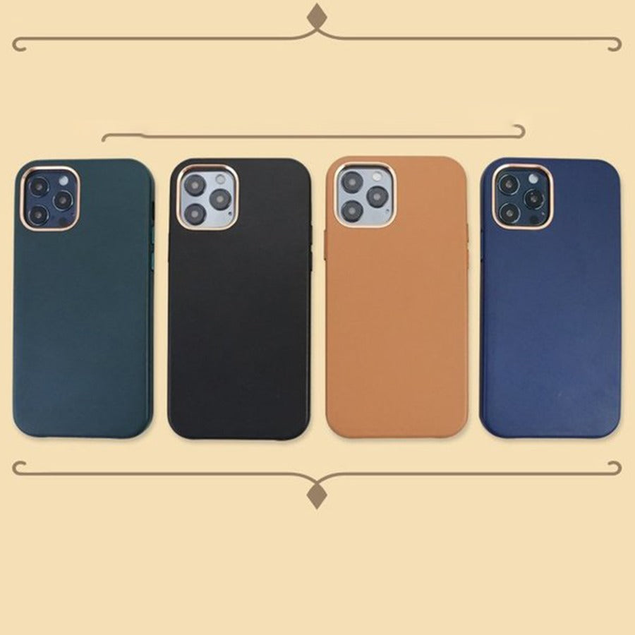 iPhone 12 Pro Max Luxury Genuine Leather Case