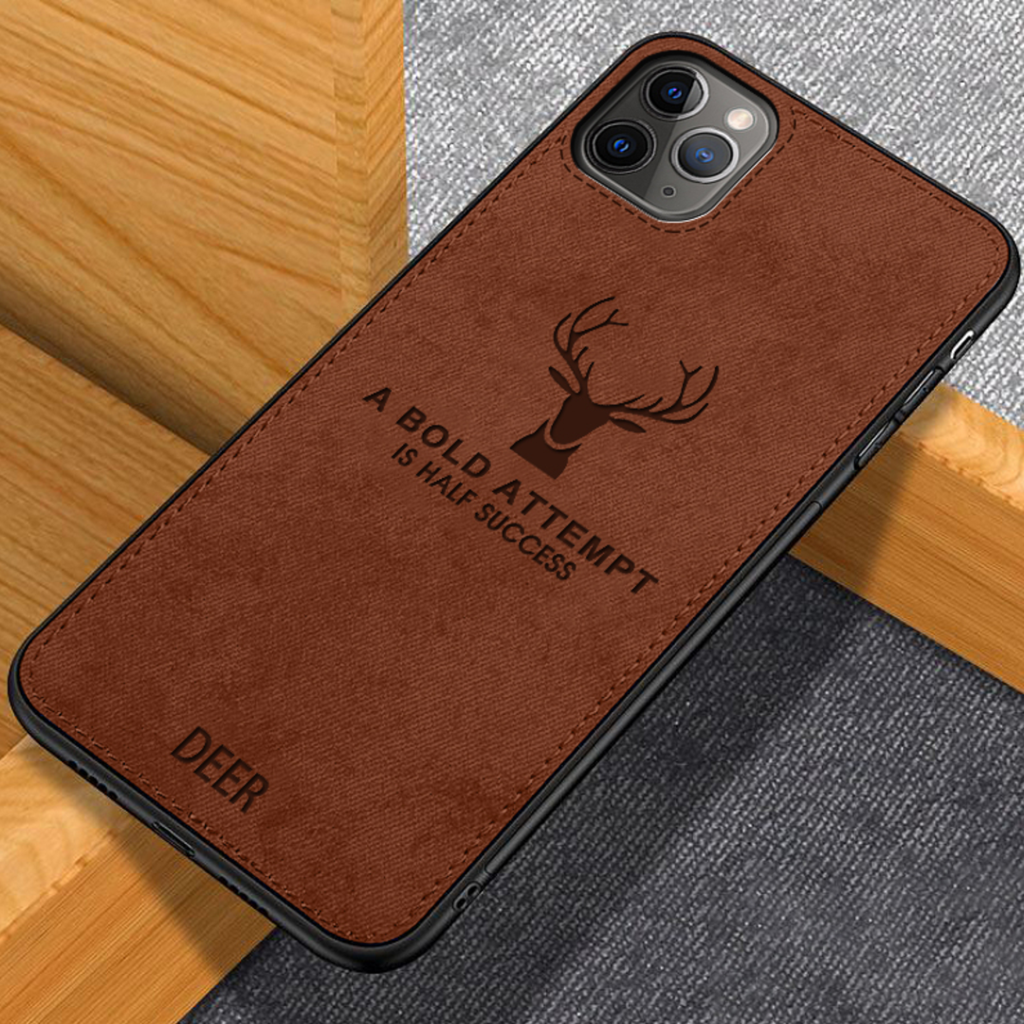 Deer Pattern Inspirational Soft Case - iPhone