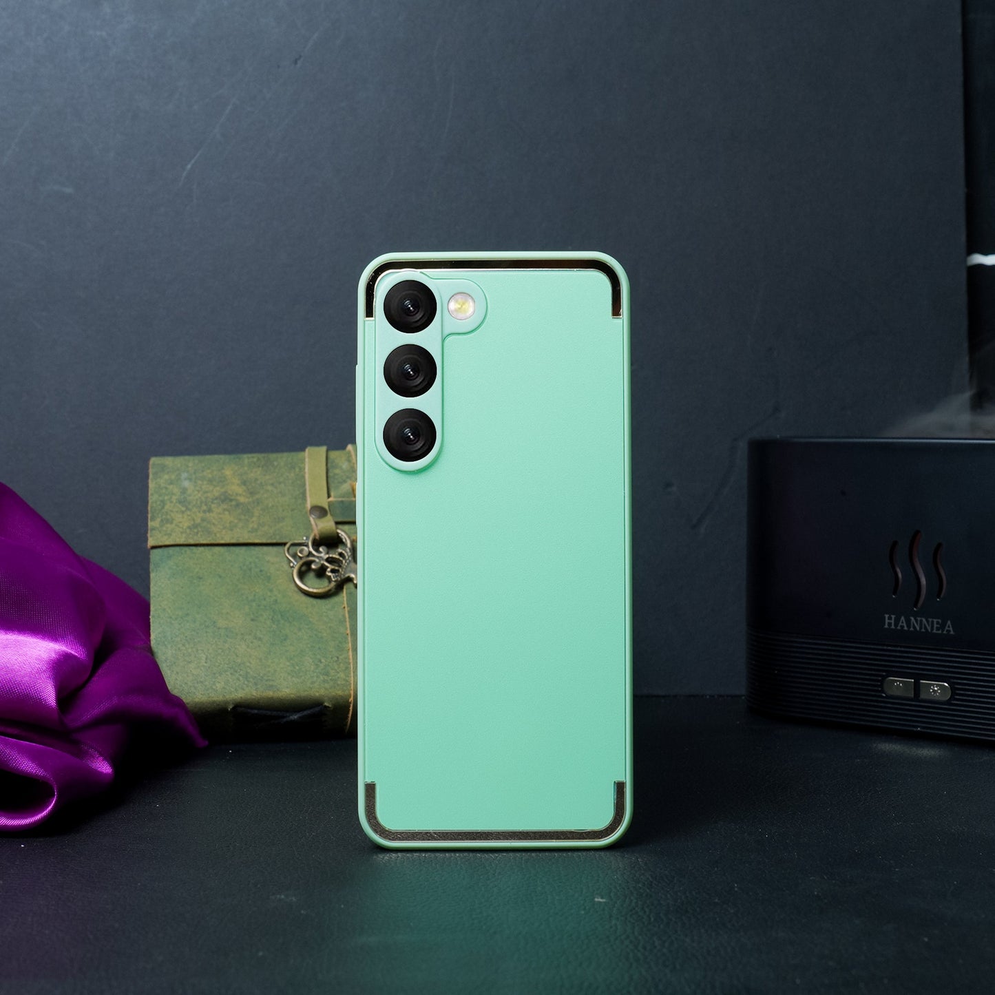 Square Gold Plated Soft Edges Case