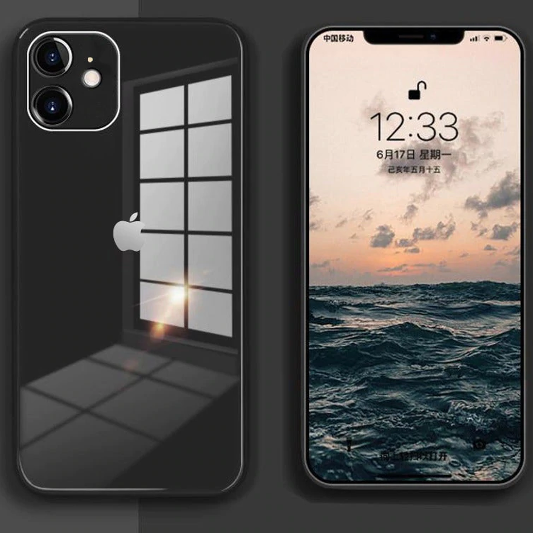 iPhone 11 Series Glass Plating Logo Case