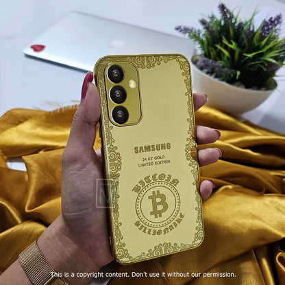 Galaxy A54 Crafted Gold Luxurious Camera Protective Case