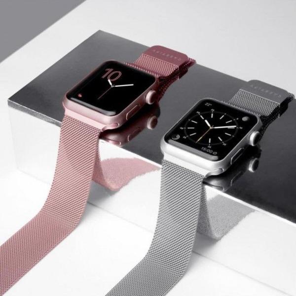 Magnetic Stainless Steel Milanese Strap for Apple Watch