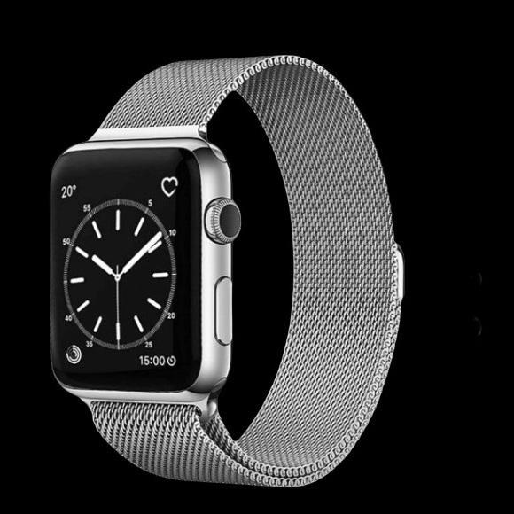 Magnetic Stainless Steel Milanese Strap for Apple Watch