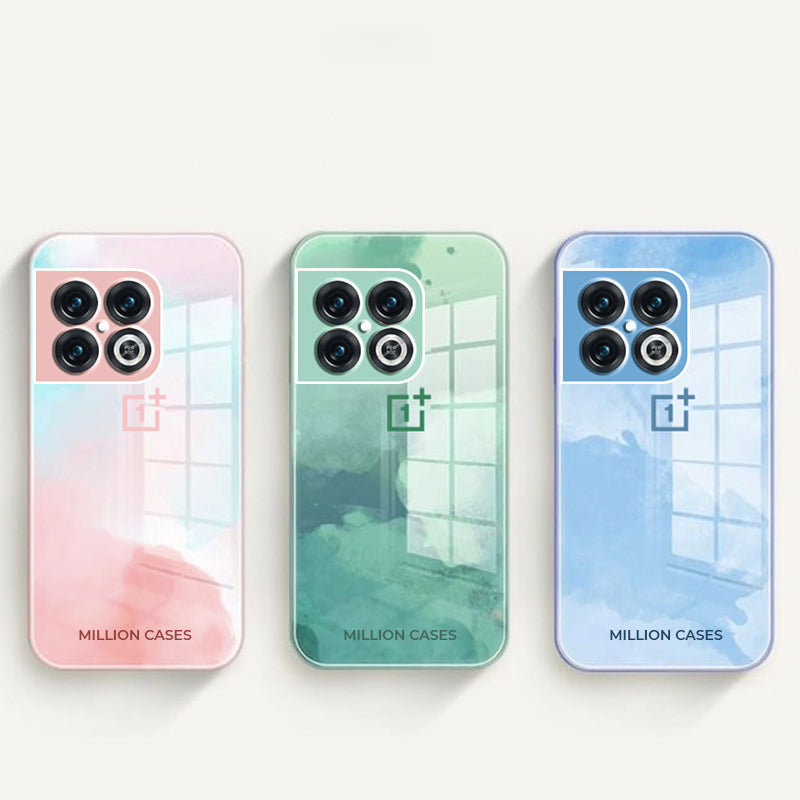 OnePlus Series Colorful Wave Glass Phone Case