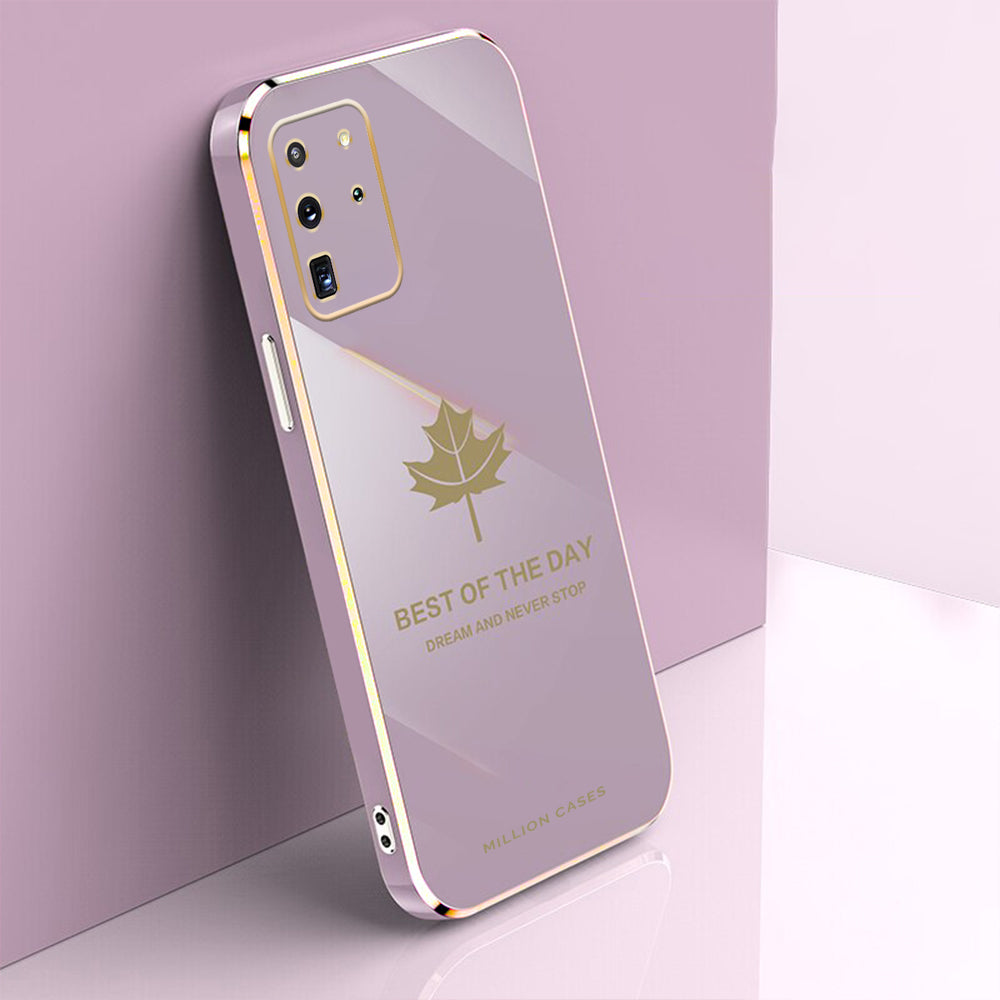 Galaxy S20 Ultra Electroplating Mapple Leaf Soft Case