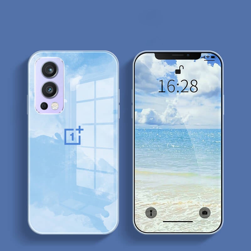 OnePlus Series Colorful Wave Glass Phone Case