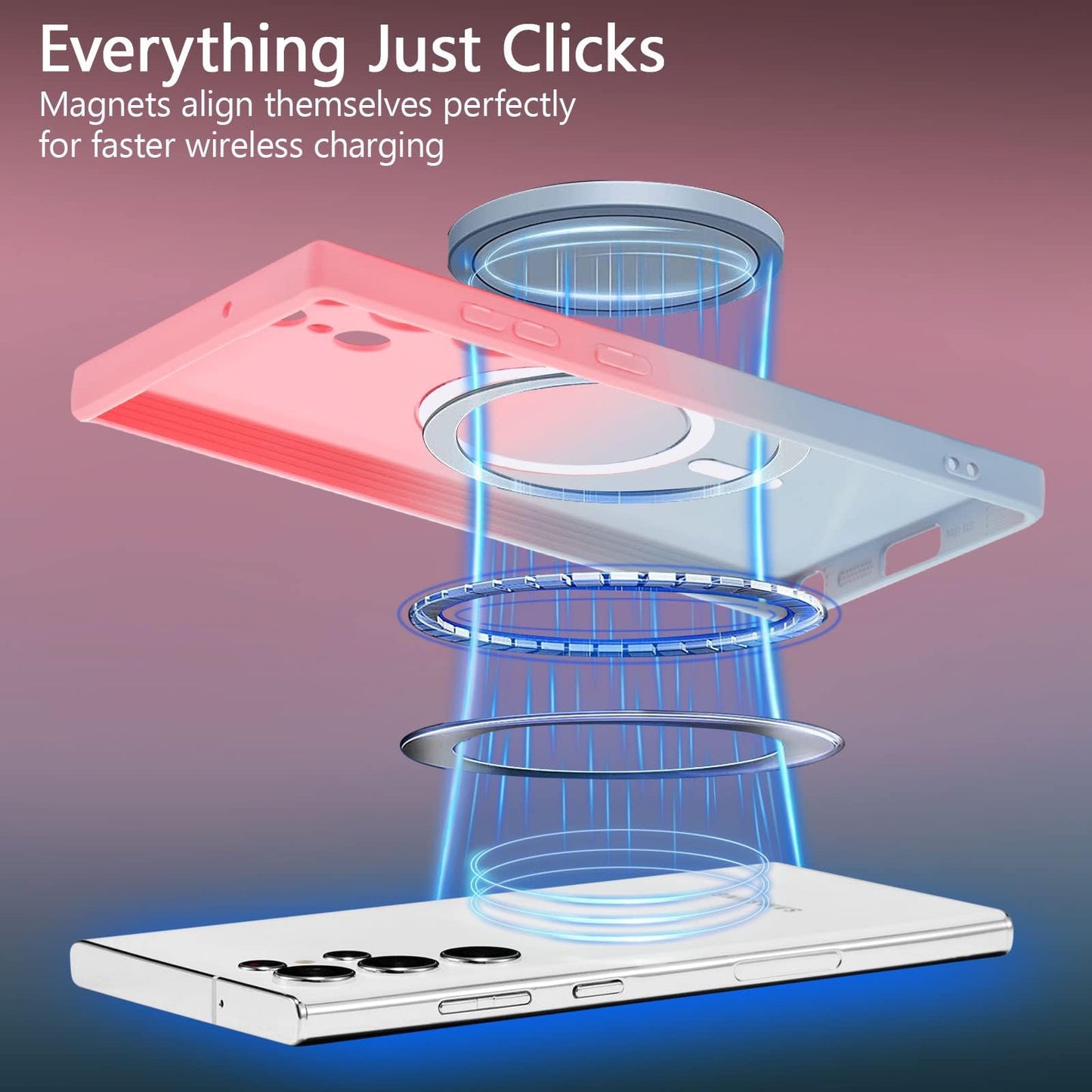 Gradient Soft Silicone MagSafe Case - Samsung