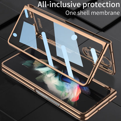 Galaxy Z Fold4 Electroplated Stylus Slot Folding Case