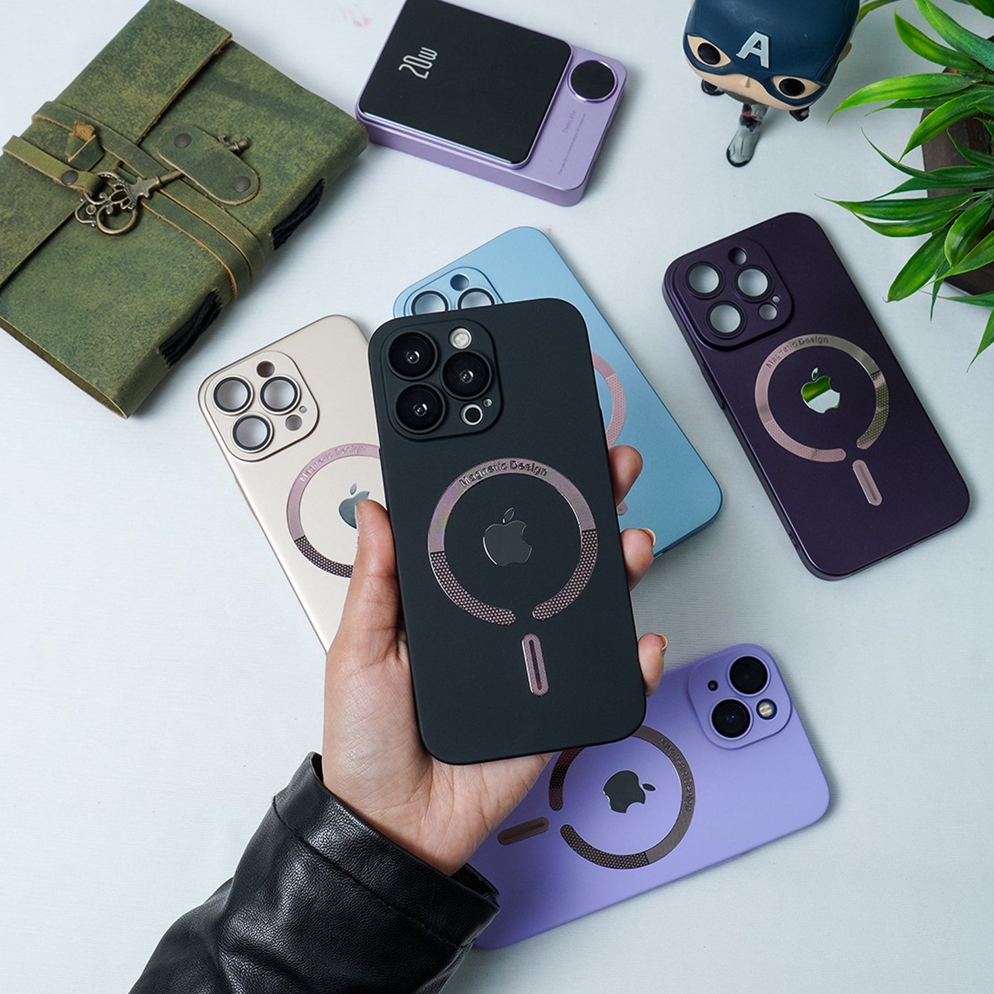 Magsafe Edition Matte Finish Camera Protective Case- iPhone