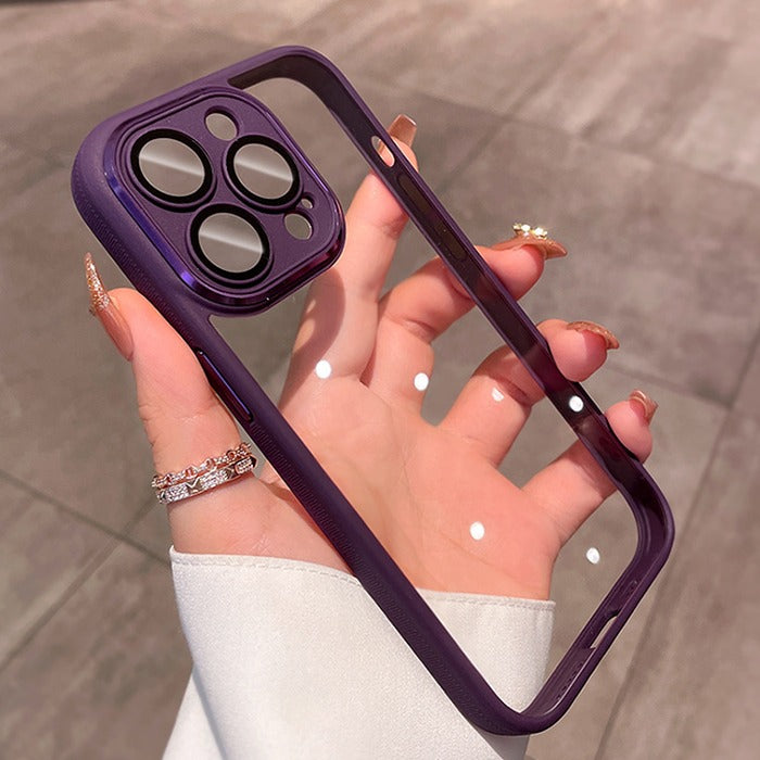 iPhone 14 Series Colored Bumper Case with Camera Protection