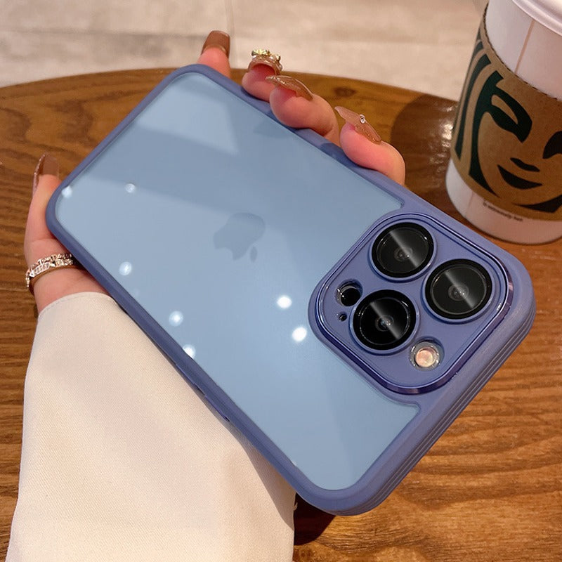 iPhone 14 Series Colored Bumper Case with Camera Protection