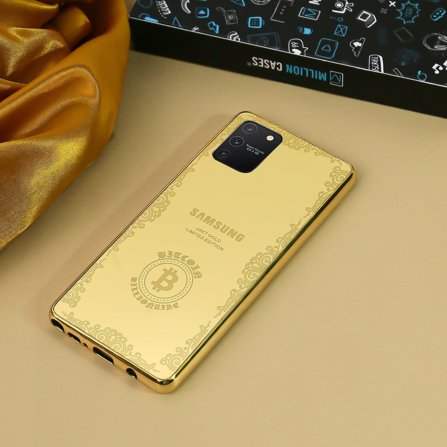 Galaxy Note 20 Ultra Crafted Gold Luxurious Camera Protective Case