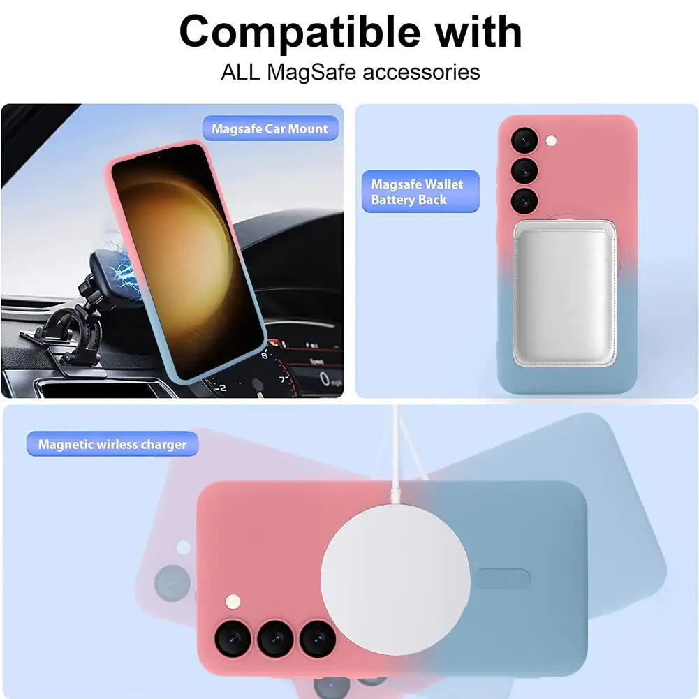 Gradient Soft Silicone MagSafe Case - Samsung
