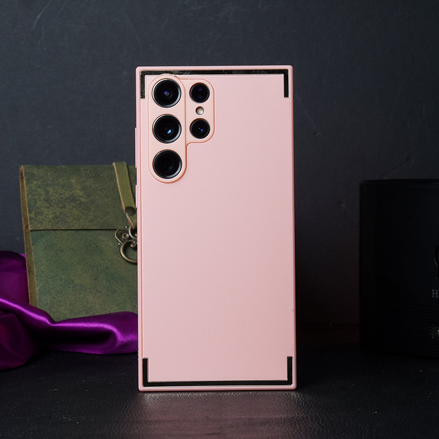 Square Gold Plated Soft Edges Case