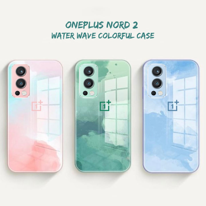 OnePlus Series Colorful Wave Glass Phone Case