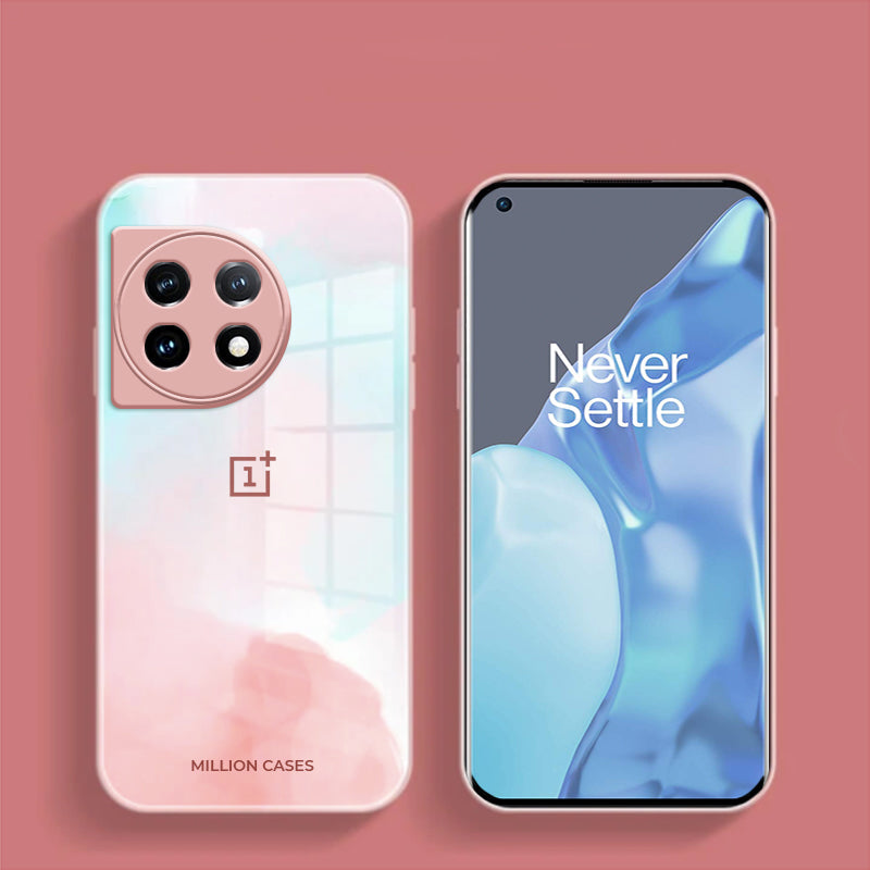 OnePlus Series Colorful Wave Glass Phone Case