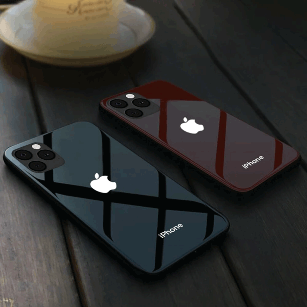 iPhone 11 Pro LED Logo Glass Back Case - Main Image