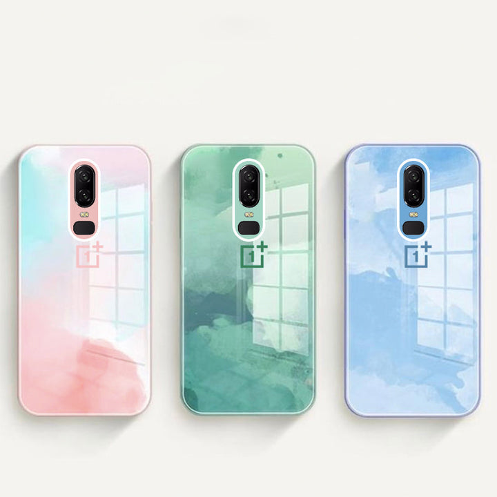 OnePlus Series Colorful Wave Glass Phone Case