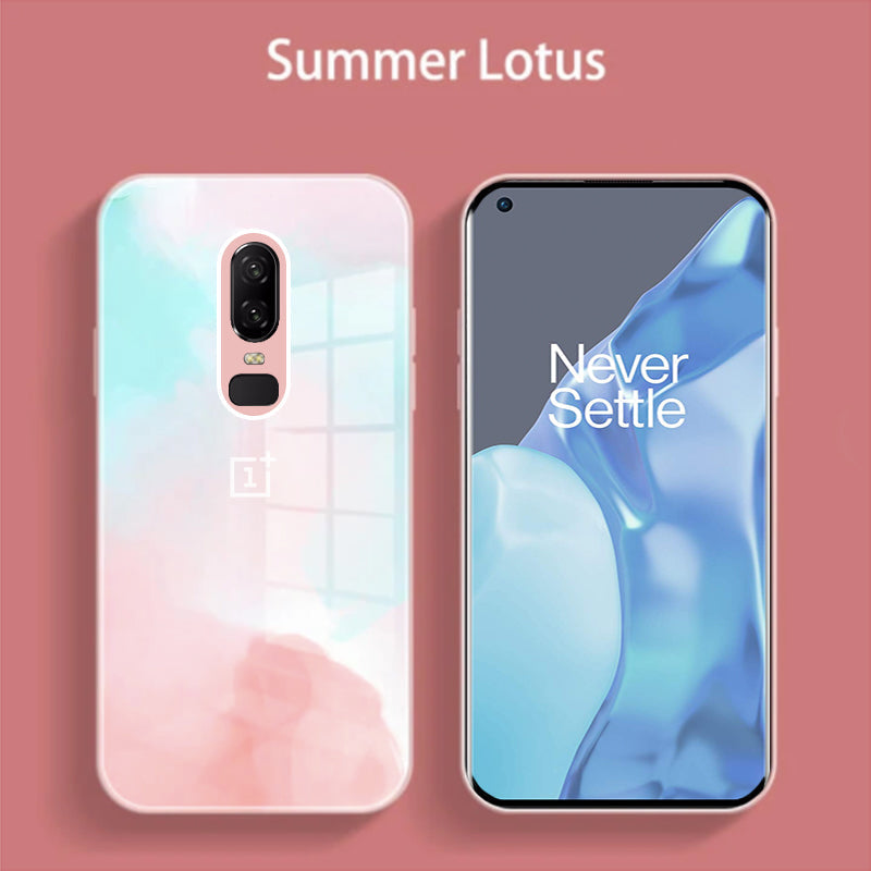 OnePlus Series Colorful Wave Glass Phone Case