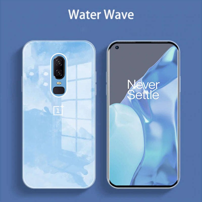 OnePlus Series Colorful Wave Glass Phone Case