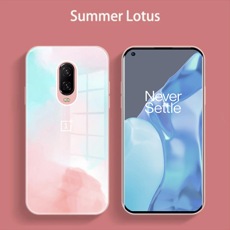 OnePlus Series Colorful Wave Glass Phone Case