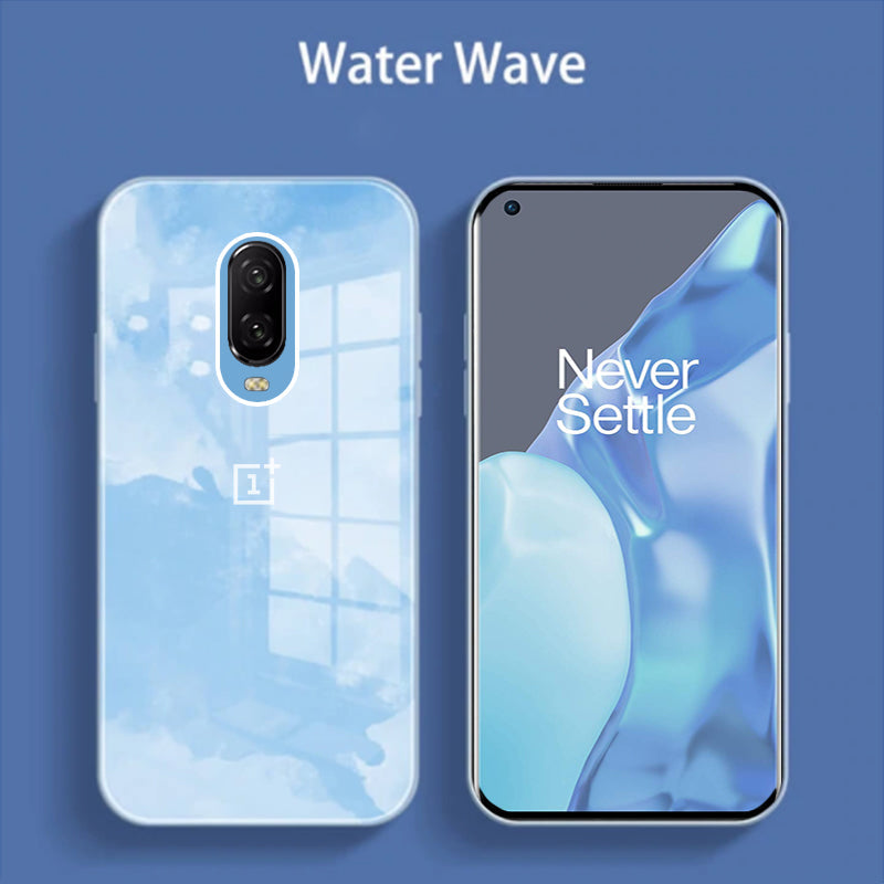 OnePlus Series Colorful Wave Glass Phone Case