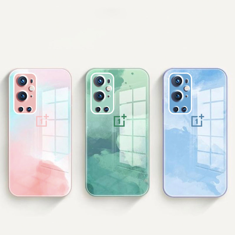 OnePlus Series Colorful Wave Glass Phone Case