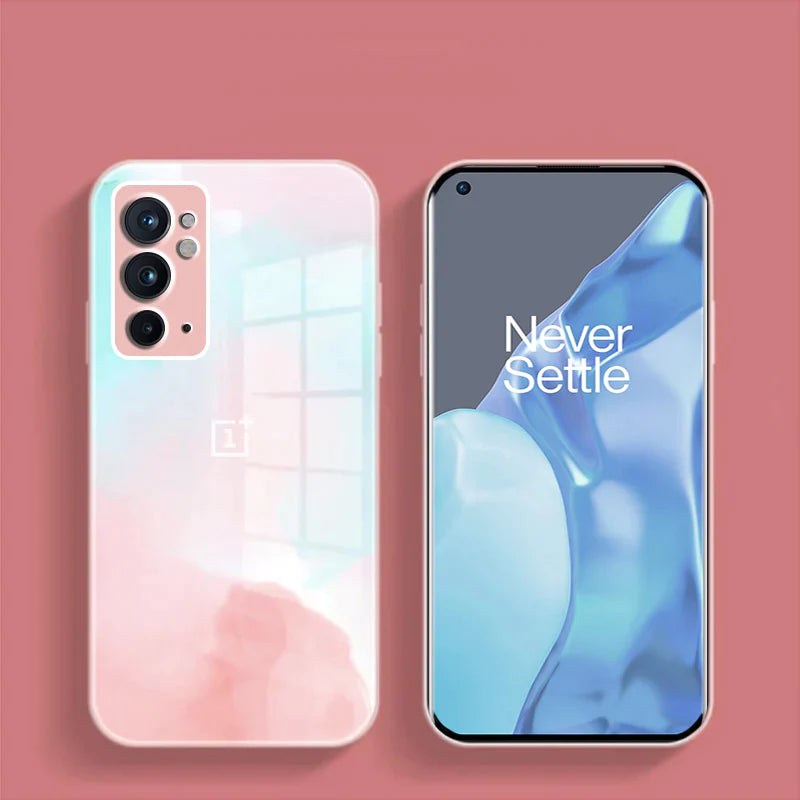 OnePlus Series Colorful Wave Glass Phone Case