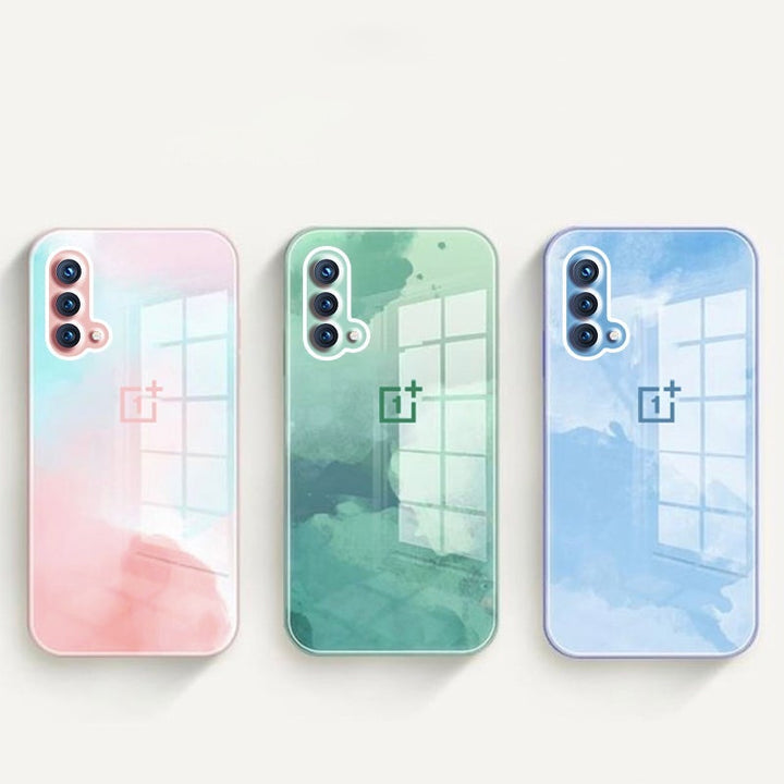 OnePlus Series Colorful Wave Glass Phone Case