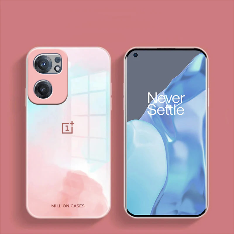 OnePlus Series Colorful Wave Glass Phone Case