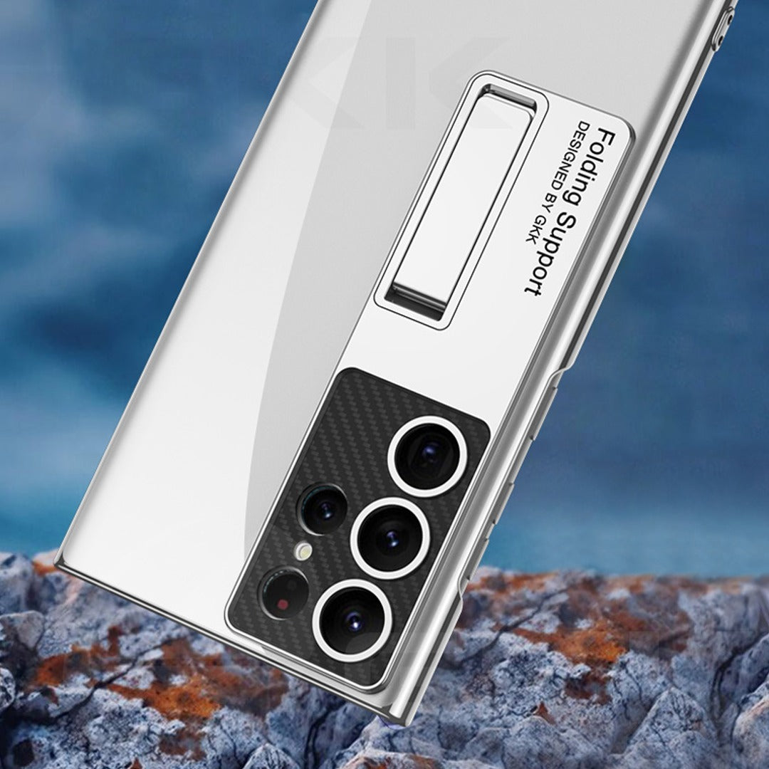 Luxury Ultra Clear Hybrid Stand Case