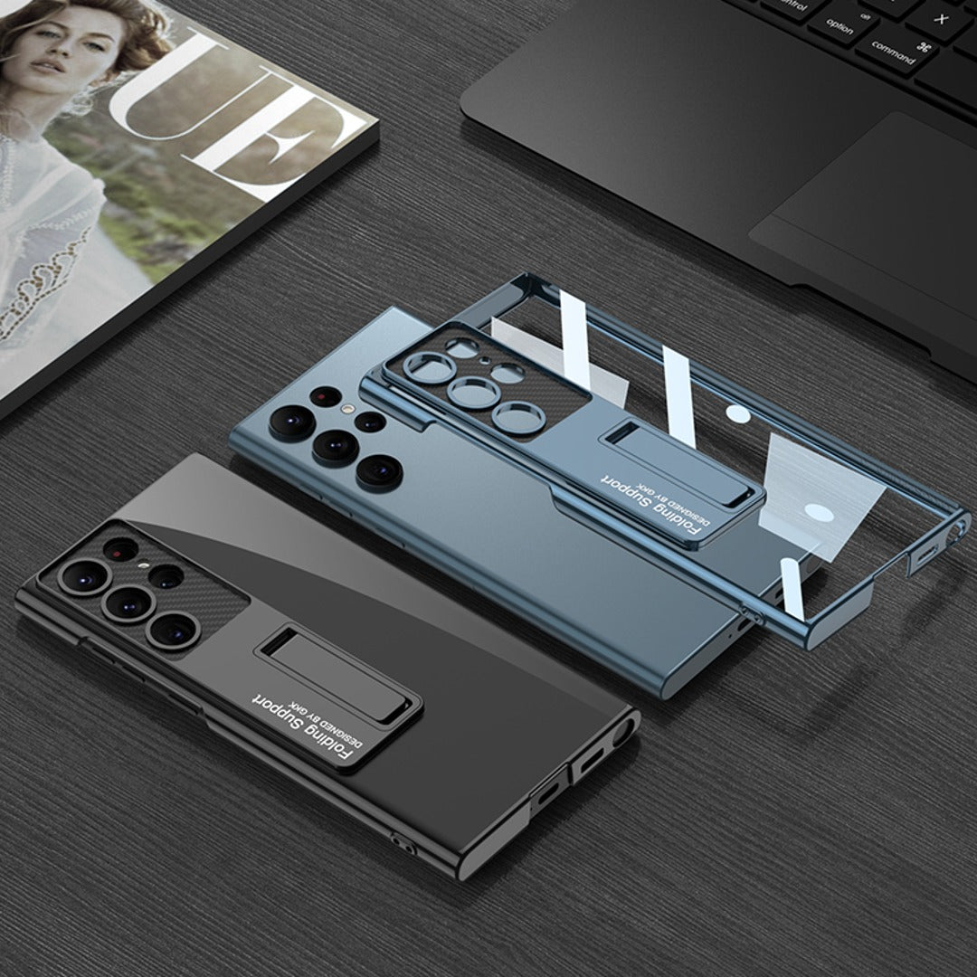 Luxury Ultra Clear Hybrid Stand Case