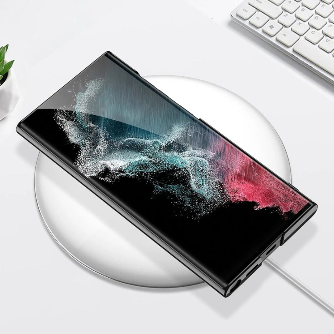 Luxury Ultra Clear Hybrid Stand Case