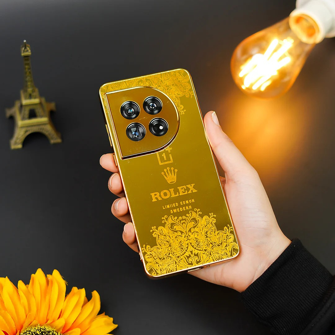 Radiant Gold Crafted Luxury Metal Case - OnePlus