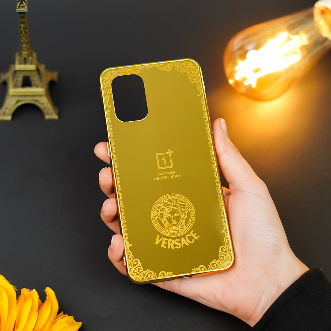 Radiant Gold Crafted Luxury Metal Case - OnePlus