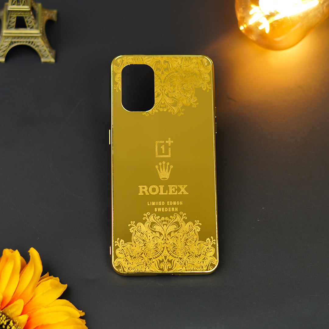 Radiant Gold Crafted Luxury Metal Case - OnePlus