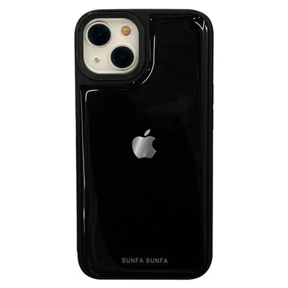 Luxury Stylish Glossy Solid Color Case - iPhone
