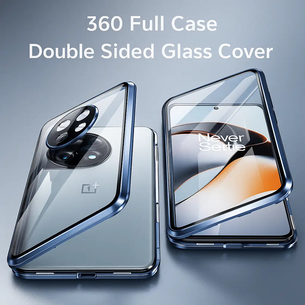 DualGuard Metal Glass Case - Oneplus