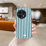 Teal & Ivory Stripe - Crystal