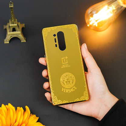 Radiant Gold Crafted Luxury Metal Case - OnePlus