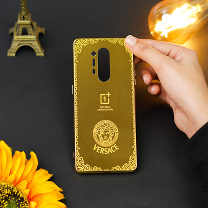 Radiant Gold Crafted Luxury Metal Case - OnePlus