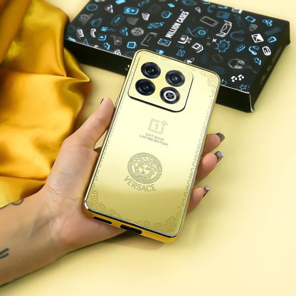 OnePlus 9RT Crafted Gold Luxurious Camera Protective Case