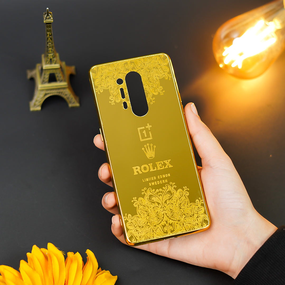 Radiant Gold Crafted Luxury Metal Case - OnePlus