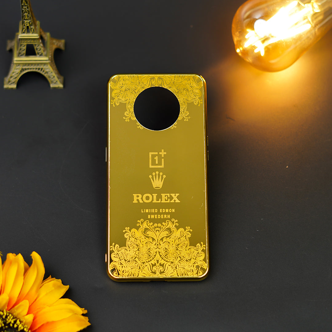 Radiant Gold Crafted Luxury Metal Case - OnePlus