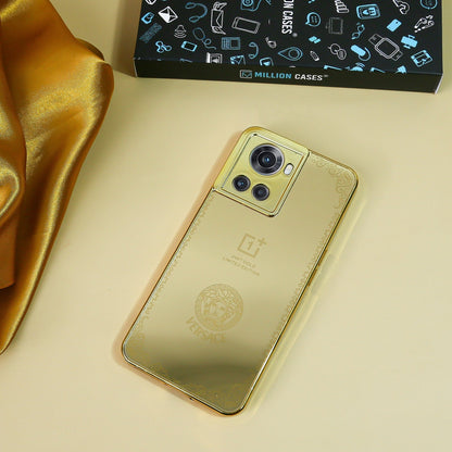 OnePlus 9RT Crafted Gold Luxurious Camera Protective Case