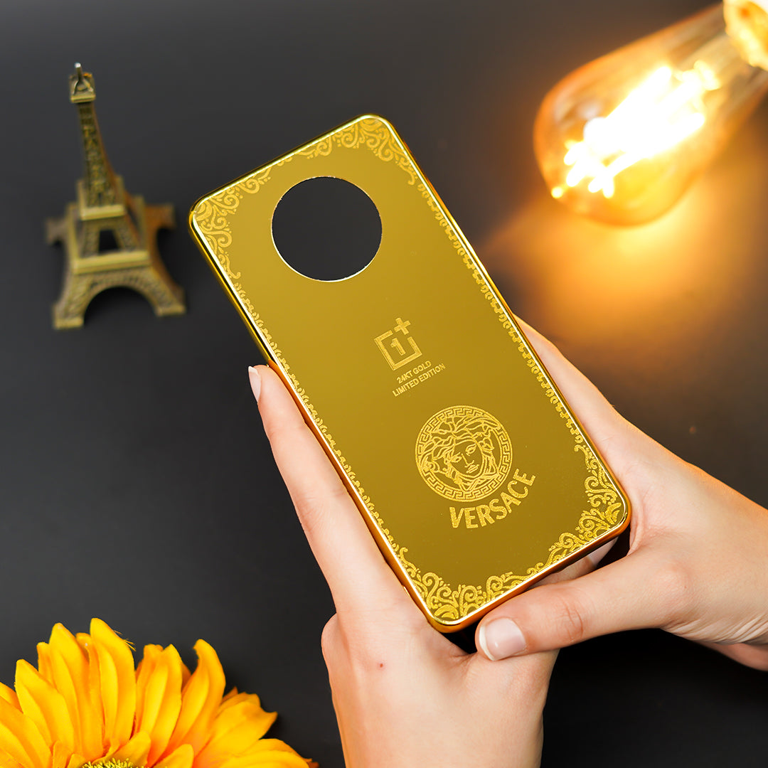 Radiant Gold Crafted Luxury Metal Case - OnePlus