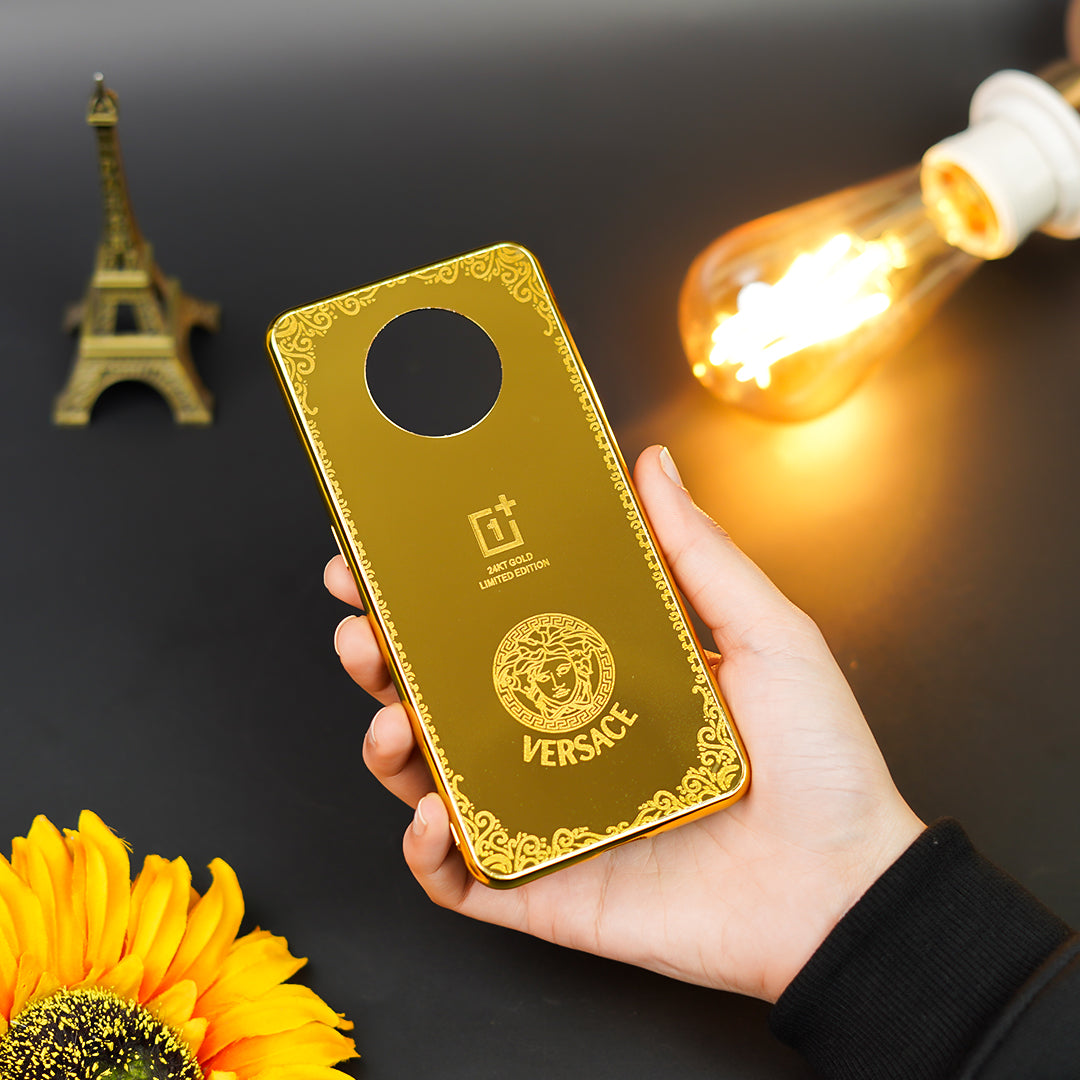 Radiant Gold Crafted Luxury Metal Case - OnePlus