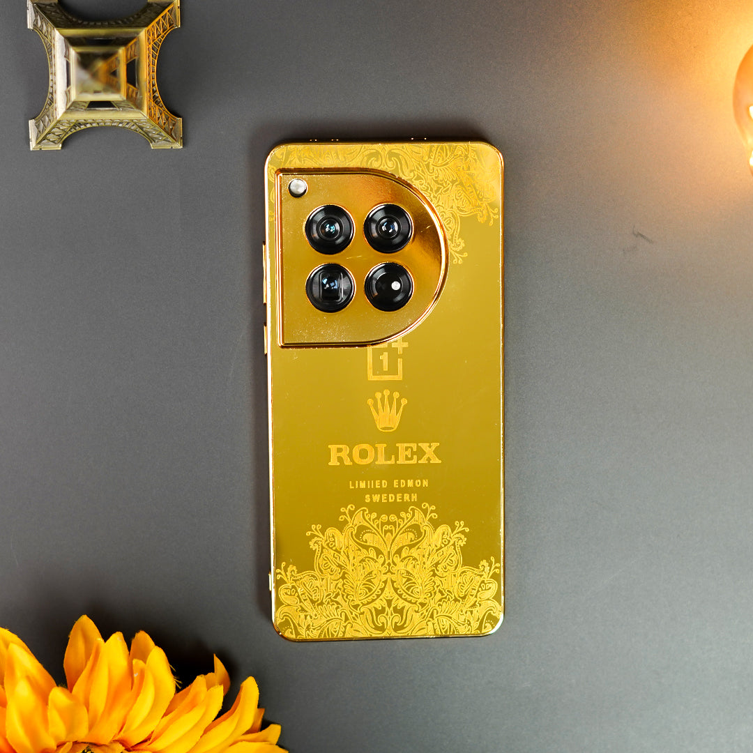 Radiant Gold Crafted Luxury Metal Case - OnePlus