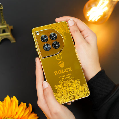 Radiant Gold Crafted Luxury Metal Case - OnePlus