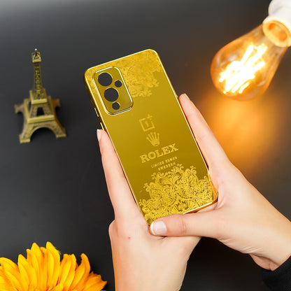 Radiant Gold Crafted Luxury Metal Case - OnePlus